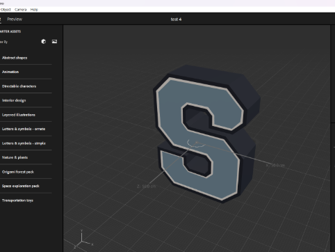 Sheridan logo In Adobe Aero